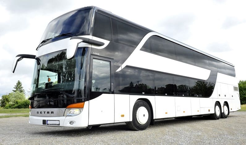 Moravia-Silesia: Bus agency in Czech Teschen [Český Těšín] in Czech Teschen [Český Těšín] and Czech Republic